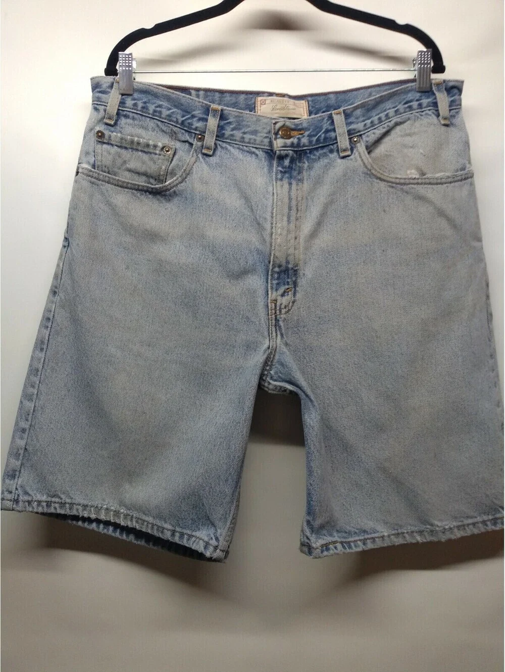 Levi Strauss Men's Jean Shorts W36 Light Wash 042